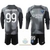 Maglia da Calcio Portiere a Maniche Lunghe Paris Saint Germain Gianluigi Donnarumma 99 Alternativa 2022-23 per Bambino